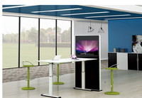 Bureau de direction électrique à hauteur réglable, bureau debout pour usage professionnel, vente chaude, 3 niveaux de réglage