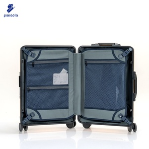 <span class=keywords><strong>Valise</strong></span> à cadre en aluminium Charnière en métal <span class=keywords><strong>Valise</strong></span> de 24/28 pouces résistante aux chocs avec serrure TSA extensible pour les voyages en avion - Product Image 6