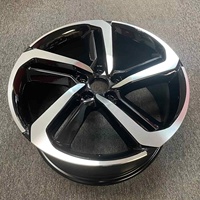 Jantes Bozhe 17-19 pouces en alliage d'aluminium forgé à flux continu, finition usinée couleur canon de fusil, multi-rayons, 5x112 pour Audi A4 A5 A6 A7 A8 S4 S5
