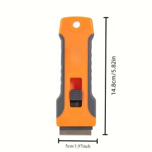 Universal Scraper Sturdy Glass Hob Scraper With Replacement Blades - Product Image 3