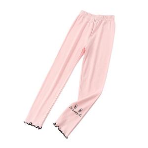 Leggings imprimés pour bébés en coton biologique de qualité supérieure pour filles, fabriqués en Chine par un fabricant de vêtements pour enfants - Product Image 2