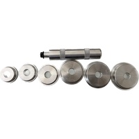 Kit d'installation et d'extraction de roulements HM YC626, 24 pièces, outils de démontage de roulements ronds en métal (4044,50,59,63,65mm) 20KG