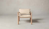 Fauteuil contemporain en bois massif, chaise individuelle en tissu, chaise de détente pour chambre à coucher