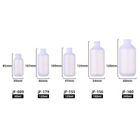 Bouteilles en plastique PE cylindriques Boston rondes recyclables en gros de 60 ml, 120 ml, 180 ml, 240 ml, 8 oz avec pompe à lotion pour shampoing