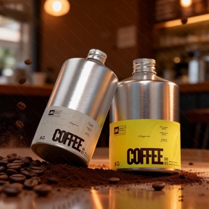 ภาชนะเก็บเมล็ดกาแฟอะลูมิเนียมแบบพรีเมียม ใช้ซ้ำได้ ปิดสนิท น้ำหนักเบา เป็นมิตรกับสิ่งแวดล้อม เกรดสำหรับอาหาร ปรับแต่งขนาดและสีได้ - Product Image 2