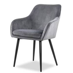 Chaises de salle à manger en tissu velours avec pieds en métal durables et luxueux pour restaurant - Product Image 2