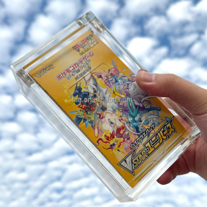 Estuche de exhibición de imán fuerte para disfraz TCG, caja de refuerzo japonesa para caja, colección de <span class=keywords><strong>Pokemon</strong></span>, Protector Acrílico - Product Image 5