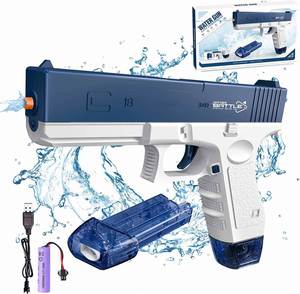 Pistolet à eau électrique automatique portable pour enfants, idéal pour la plage, les jeux d'extérieur, les piscines, les éclaboussures estivales, jouet promotionnel - Product Image 6