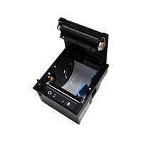 Printer Barcode Thermal 80mm untuk Struk & Label dengan Modul Printer Serial Panel Terintegrasi RS232/TTL dan Pemotong Otomatis