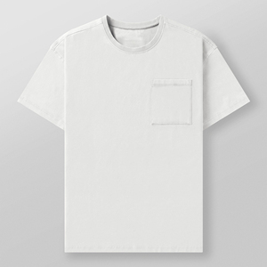 Camiseta Personalizada Premium para Hombre, 250 GSM, 97% Algodón, <span class=keywords><strong>3</strong></span>% Elastano, Cuello Redondo, Corte Holgado, Manga Corta, con Bolsillo - Product Image 6