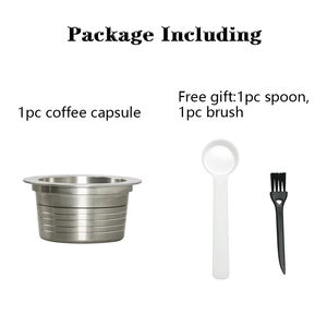 Capsula di caffè riutilizzabile riutilizzabile in acciaio inossidabile della fabbrica di alta qualità compatibile con la macchina da caffè blu Lavazza - Product Image 2