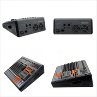 Professionnel numérique double 99 dsp effets interface usb console de son mixage 650W 8 canaux puissance mélangeur audio