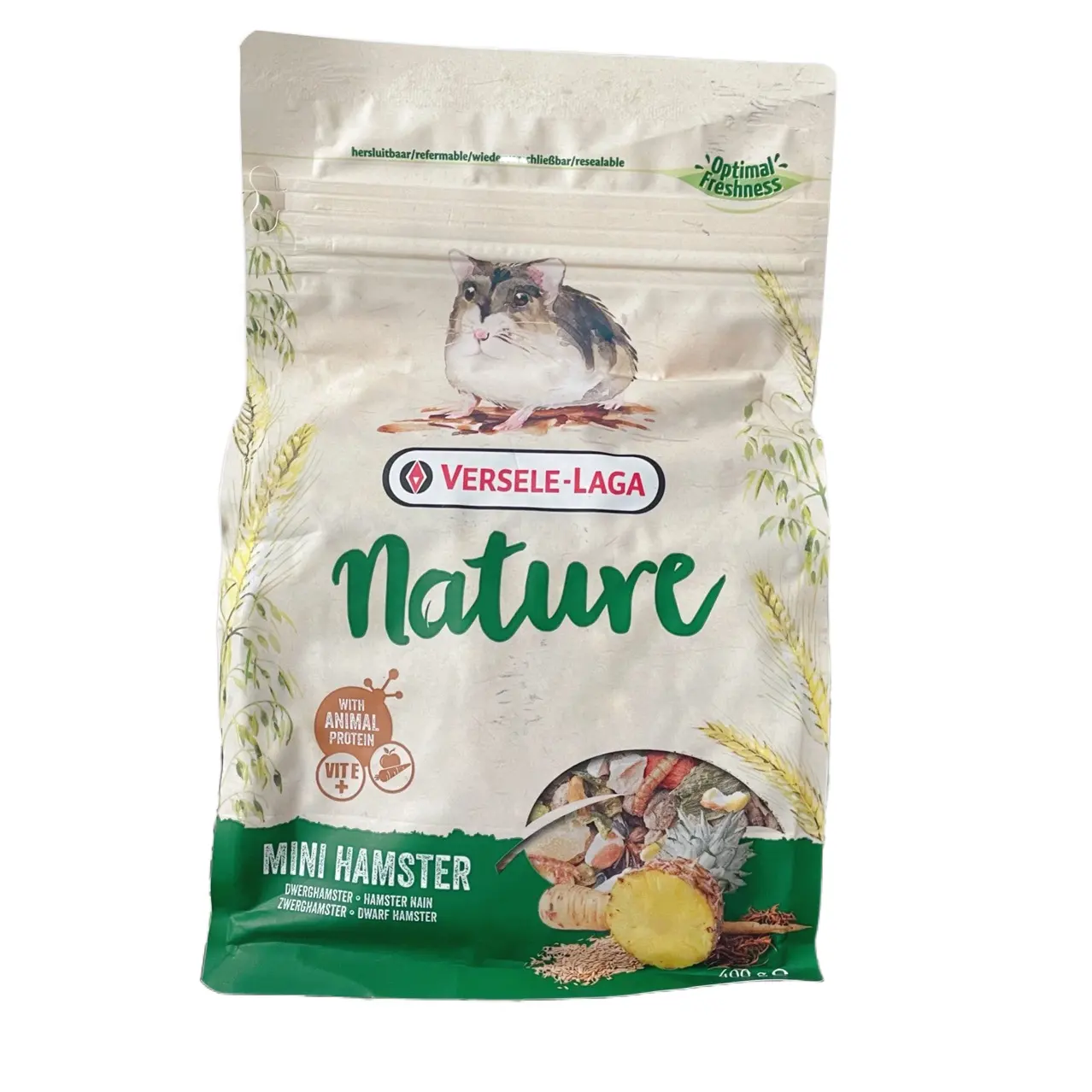 Mini hamster food nature nano mouse mini mouse alimentazione principale nuova confezione 400g orso dorato