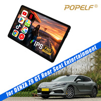 Lecteur vidéo pour appuie-tête de voiture 14 pouces pour les voyages en famille, Android 14.0, écran tactile IPS FHD, 8 cœurs 4G+64G, HDMI pour Hyundai BYD