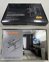 Support mural pour téléviseur robuste avec VESA 600x400mm, compatible avec les écrans de 40 à 80 pouces, capacité de 45,5 kg ±5 °   Personnalisation OEM disponible