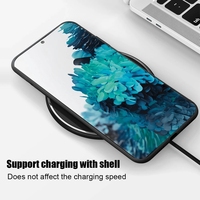 Coque pour Samsung Galaxy M21 noir souple TPU Matte housse antichoc pour Samsung S22 Plus A3 Core
