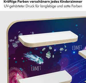 Étagère en bois adaptée à la <span class=keywords><strong>Toniebox</strong></span> 2, convient pour environ [nombre] 50 Tonies, rangement idéal dans la chambre des enfants - Product Image 5