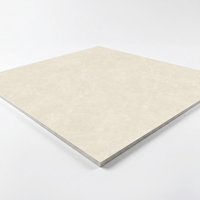 Carrelage en porcelaine chinoise de 120x120 cm, aspect marbre beige clair poli, résistant aux rayures et antidérapant pour la cuisine