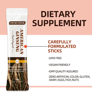 Complément alimentaire liquide au ginseng américain OEM pour l'énergie et le soutien immunitaire - Product Image 1