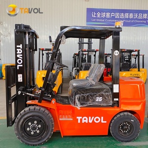 Montacargas Tavol Marca Cpcd30 de 3 Toneladas, Mástil Tríplex de 4.5m, Motor Diésel <span class=keywords><strong>Xinchai</strong></span> 490, con Movimiento Lateral - Product Image 1