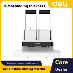 Deli 14650 nhỏ văn phòng kế toán máy điện Tài Chính đấm chứng từ ràng buộc ghi nhãn cuốn sách keo ràng buộc cho nhỏ - Product Image 2