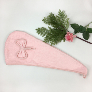 Serviettes <span class=keywords><strong>en</strong></span> <span class=keywords><strong>bambou</strong></span> doux avec Logo personnalisé pour filles, Turban à séchage rapide pour <span class=keywords><strong>cheveux</strong></span>, pour filles - Product Image 1