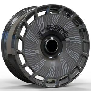 OEM 5/108 5X108 R20 20 pulgadas negro cromo forjado ruedas llantas cóncavas para Ford F10 Volvo Cadillac Xts Toyota <span class=keywords><strong>Sienna</strong></span> Bmw X5 E53 - Product Image 1