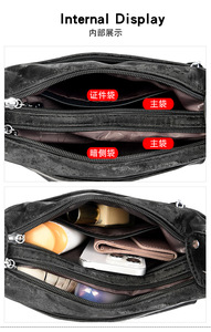 Luxury Handbags Women Designer PU Leather Shoulder Bags Lady Large Fashion Hand Bag Casual <b>Tote</b> Messenger Bag - Product Image 6