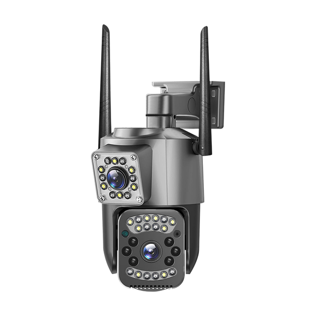 New PTZ Wireless 2MP Camera Auto Tracking Wifi Color Night Vision V380 PRO Outdoor Surveillance Camera Double Lens for Home