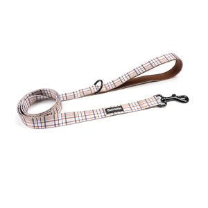 Köpek koşum hiçbir çekme ağır yansıtıcı ön klip klasik ekose köpek koşum ile yumuşak kulp kılıfı - Product Image 3