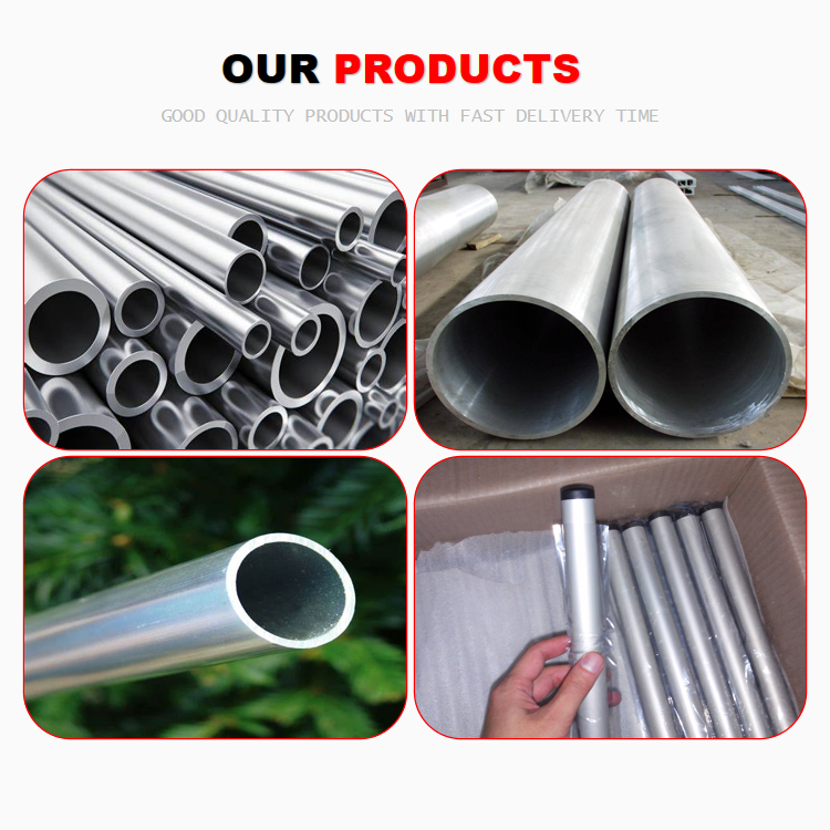 powder coated aluminum pipe，6082 7075 1050 6061 6063 anodised E6/ EV1 20mu Aluminium alloy Seamless round pipe tube
