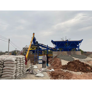 Neue Betonmischanlage PLC-Ziegelherstellungsmaschine 35cbm Pro Stunde Kapazität Betonmischer Zement-Betonmischanlage Dosieranlage - Product Image 6