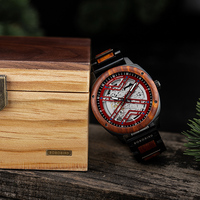 Montres en bois de luxe minimalistes personnalisées OEM de haute qualité avec cadran à aiguilles, chronographe, édition limitée