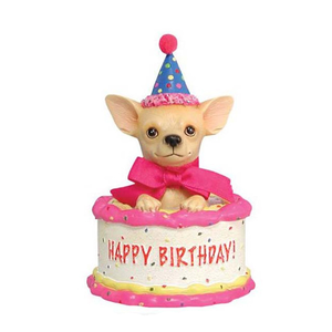 Molde de Resina para Pastel de <span class=keywords><strong>Cumpleaños</strong></span> con Diseño de Chihuahua de Westland Giftware - Product Image 1