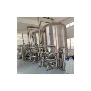 40T/H Pretreatment Filters Multimedia +Active Carbon Filtration Systems for Drinking