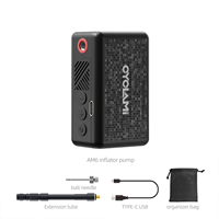 Compresseur d'air portable sans fil rechargeable AM6 Pro / AM6 130 PSI, double valve, Type-C, pour vélo, moto, vélo électrique, sports