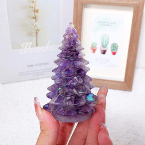 批发天然愈合水晶碎石工艺品DIY水晶碎片树脂圣诞树水晶纪念品礼品 - Product Image 2