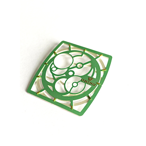 OEM sang trọng xem thông qua Hollow-out tối giản trong suốt vuông Hollow Out Xem quay số cho cơ khí tự động của nam giới đồng hồ - Product Image 2