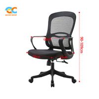 Chaise de bureau ergonomique pivotante en maille confortable et luxueuse, design moderne, ensemble de tables et chaises de bureau à domicile pour le travail ou l'étude