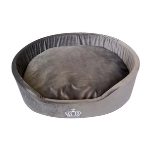 LS peppy copains Offres Spéciales haute qualité doux velours ovale mousse pour animaux de compagnie chien lit avec <span class=keywords><strong>trois</strong></span> oreillers pour AW - Product Image 3