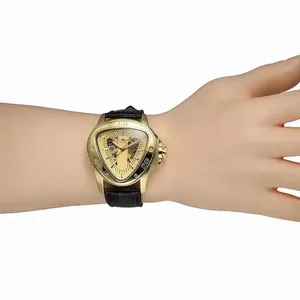 <span class=keywords><strong>Montre</strong></span> squelette Golden Triangle Winner 052G pour <span class=keywords><strong>homme</strong></span>, montres mécaniques à bracelet en acier inoxydable automatique irrégulier - Product Image 6