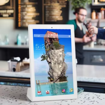 Cheap 10.1inch 14inch L-Shape Capacitive Touch POS Restaurant Ordering Kiosk Android Tablet 1-8GB RAM 8-128GB ROM Built-In Wi-Fi