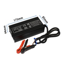 Chargeur de batterie au phosphate de fer et de lithium 12V, chargeur intelligent rapide pour batterie au lithium 12V à cellule unique 14,6V 20A
