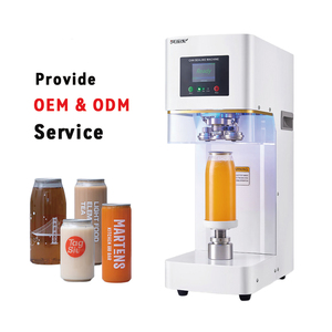 Machine de scellage automatique de canettes PET pour sodas, certifiée CE, pour usage commercial en usine, machine de mise en conserve - Product Image 1