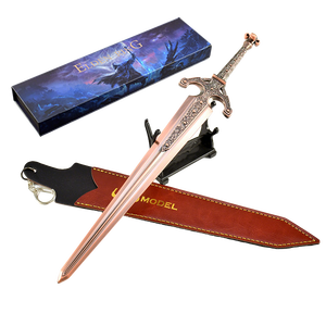 Set Regalo Serie Elden Ring: Armi all'Ingrosso, Spada Grande <span class=keywords><strong>Luna</strong></span> Nera, Coltello Protesico Maraniano, Spade Interamente in Metallo Disponibili per la Vendita al Dettaglio - Product Image 3