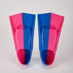 Aletas cortas Aletas de natación <span class=keywords><strong>Aleta</strong></span> de natación de silicona cómoda <span class=keywords><strong>para</strong></span> nadar y bucear <span class=keywords><strong>para</strong></span> niños - Product Image 2