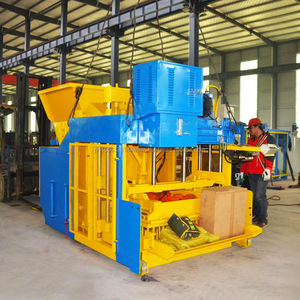 Mobile Concrete Block Making Machine Hydraulic Cement Hollow Paving Brick Making Machine - Product Image 3