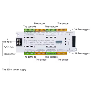 เซ็นเซอร์จับการเคลื่อนไหว PIR ไฟบันได32ขั้น, ไฟหรี่บันไดอัจฉริยะแถบ <span class=keywords><strong>LED</strong></span> ควบคุมอัตโนมัติพร้อมเซ็นเซอร์ตรวจจับการเคลื่อนไหว - Product Image 5