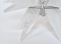 Lustre LED moderne et élégant en cristal de roche Star 20 avec angle de faisceau de 360° pour îlot de cuisine et salle à manger