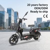 Vélo Électrique Urbain et Trottinette Électrique OEM de Fabrication Chinoise avec Batterie au Plomb-Acide à 3 Vitesses pour Hommes et Femmes, Idéal pour les Trajets Urbains